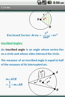 Geometry Formulas android App screenshot 5